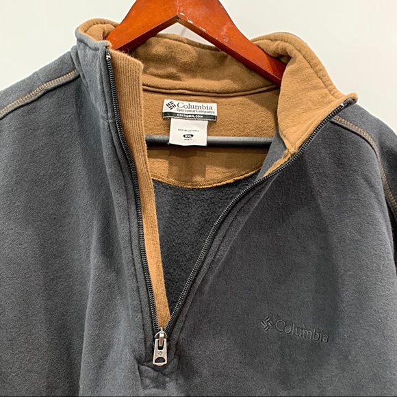 {Columbia} Half-Zip Sweatshirt, XXL - Picture 3 of 5